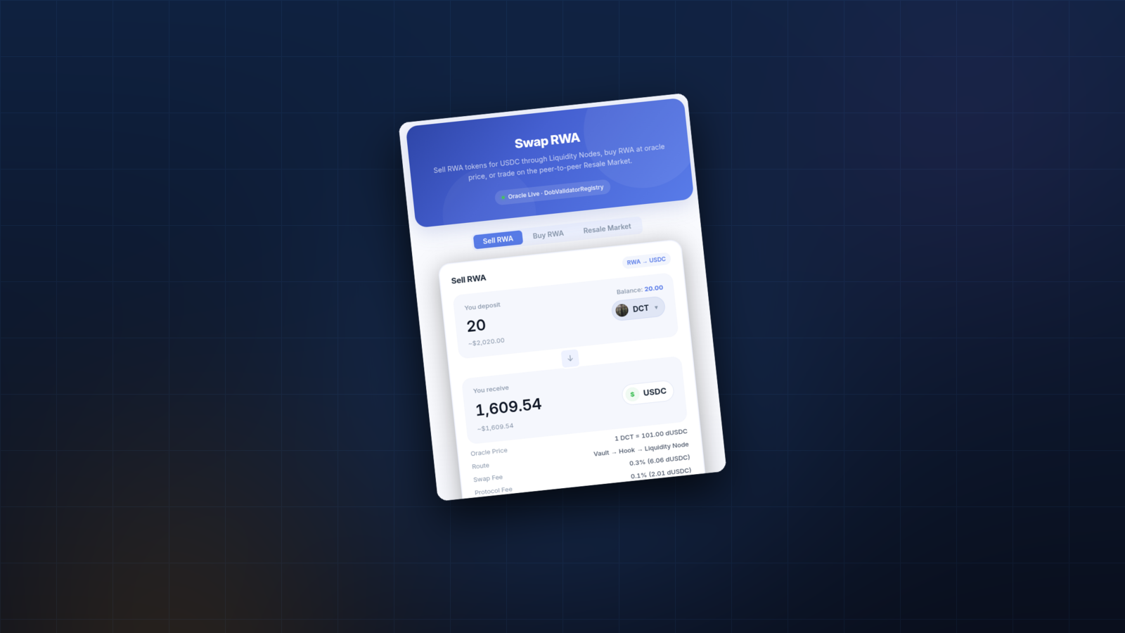 Dobprotocol — Liquid RWA DEX