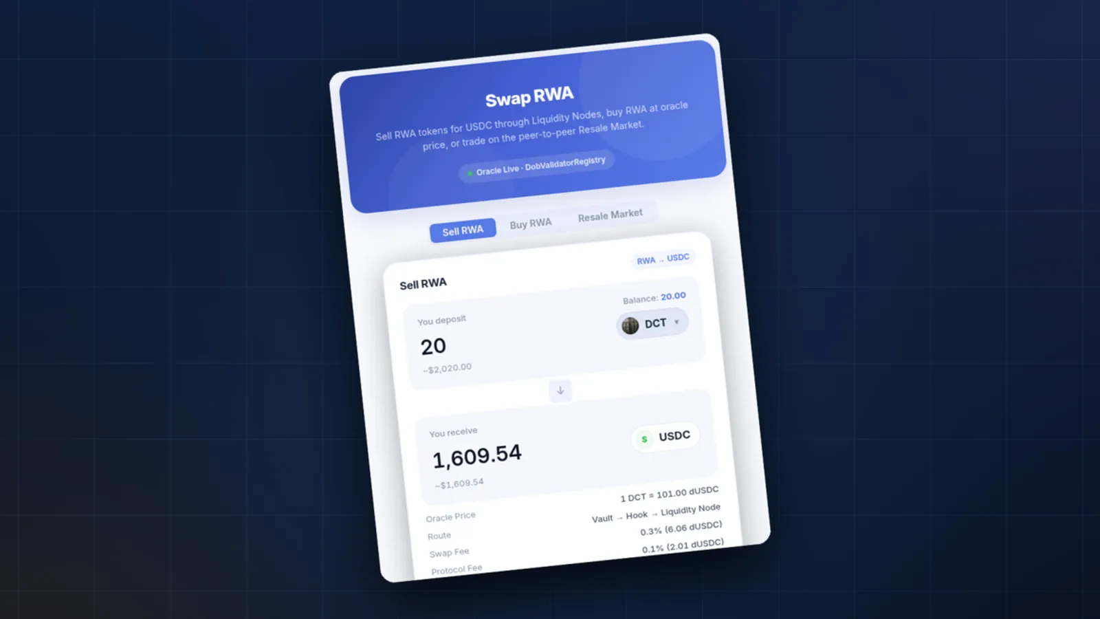 Dobprotocol — Liquid RWA DEX